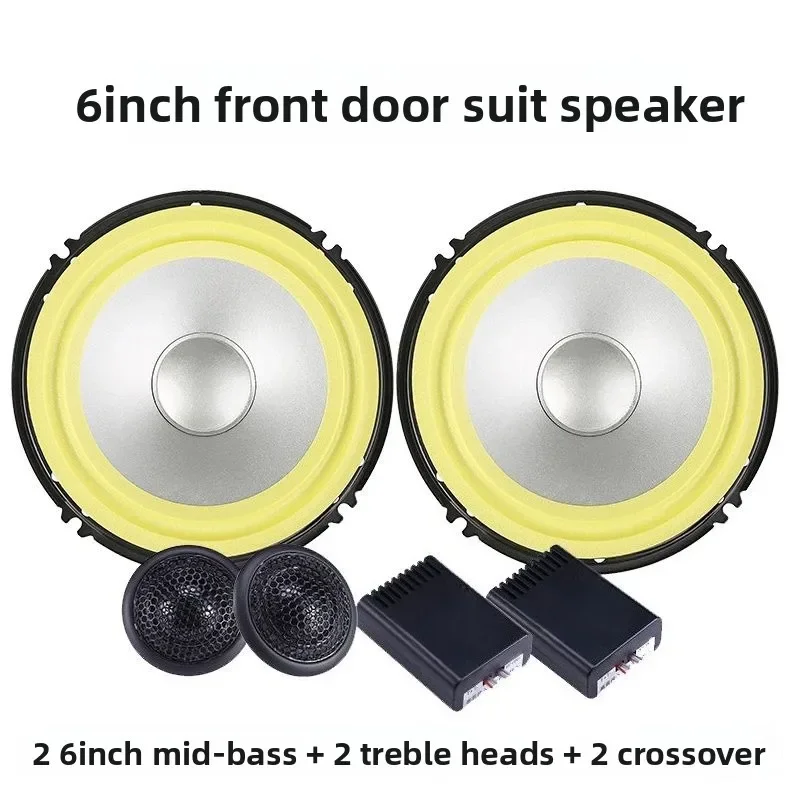 

Good Car Audio Speaker 5 Inch 6 Inch Frequency Division Woofer Tweeter Car Truck Audio Modification Front Door Set/whole Car Set