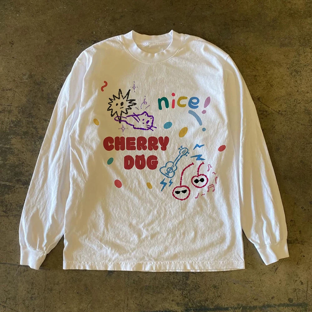 

Мужская и женская футболка из хлопка, стильная уличная одежда, модный повседневный топ.