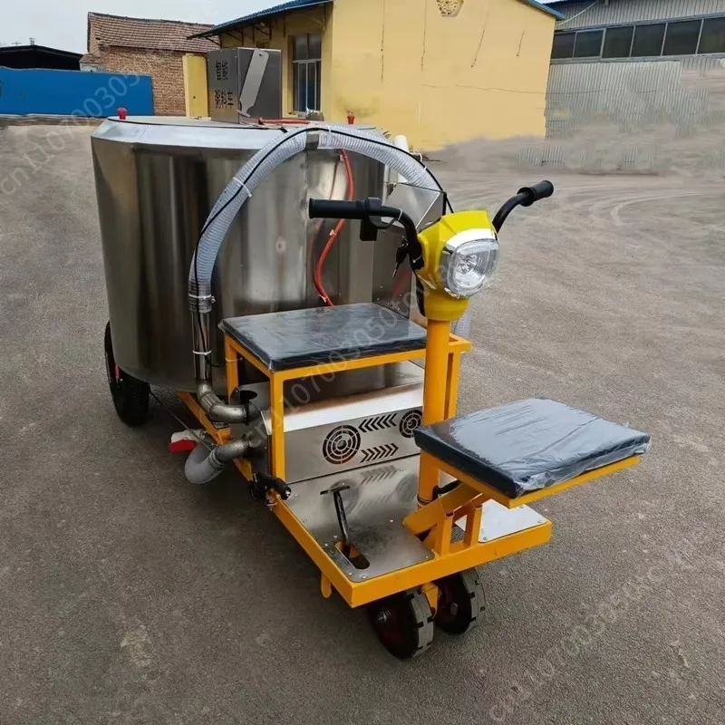 Stainless Steel Mobile Livestock Feeding Machine Automated Feed Mixing & Dispensing for Poultry/Pig Farms Efficient