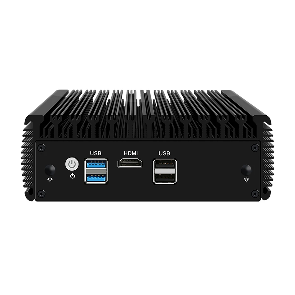 Micro Firewall Appliance,HUNSN RJ02/RJ02k,Intel Celeron N5105,OPNsense,Untangle,VPN,Router PC,4 x 2.5GbE I225-V LAN, HDMI