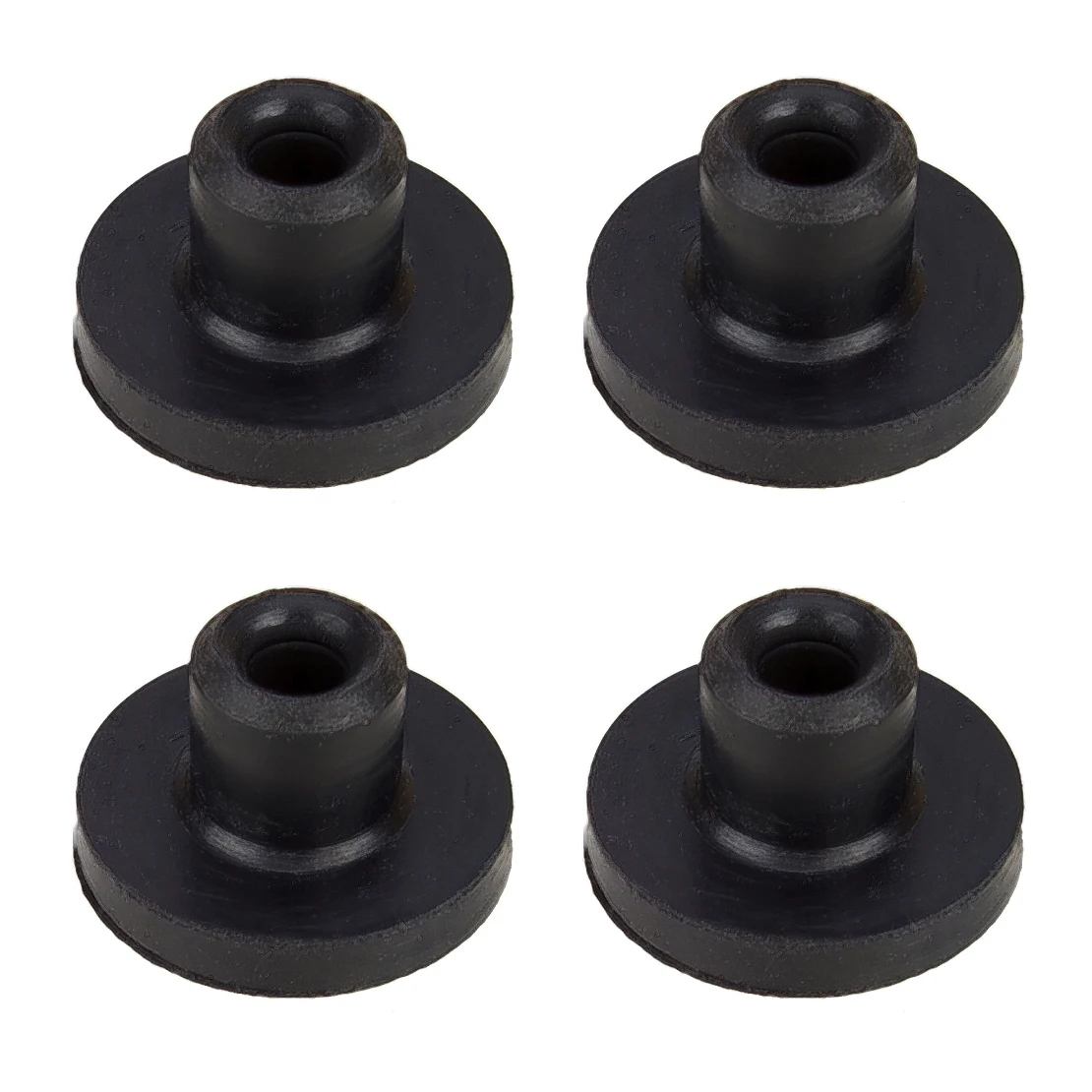 4pcs Black Rubber Windshield Washer Pump Grommet 1239973681 89633021673 Fit for BMW Mercedes-Benz GM Audi Volkswagen