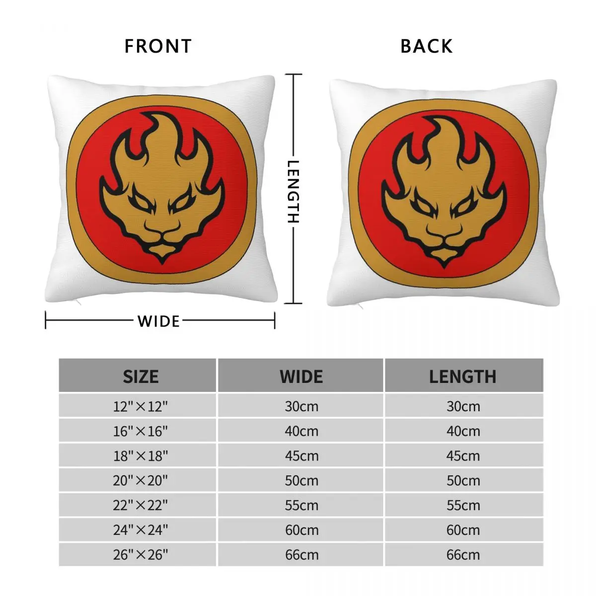 Ka Square Pillowcase Pillow Cover Polyester Cushion Zip Decorative Comfort Throw Pillow for Home Car