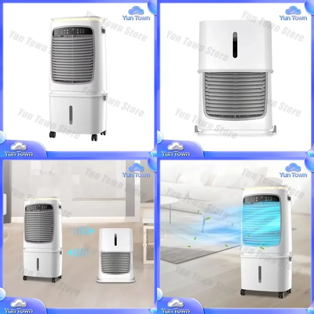 25L Water Tank Portable Air Cooler Fan with ABS Plastic for Outdoor Hotel Evaporation Room Vertical Fans Cooling Fan Air