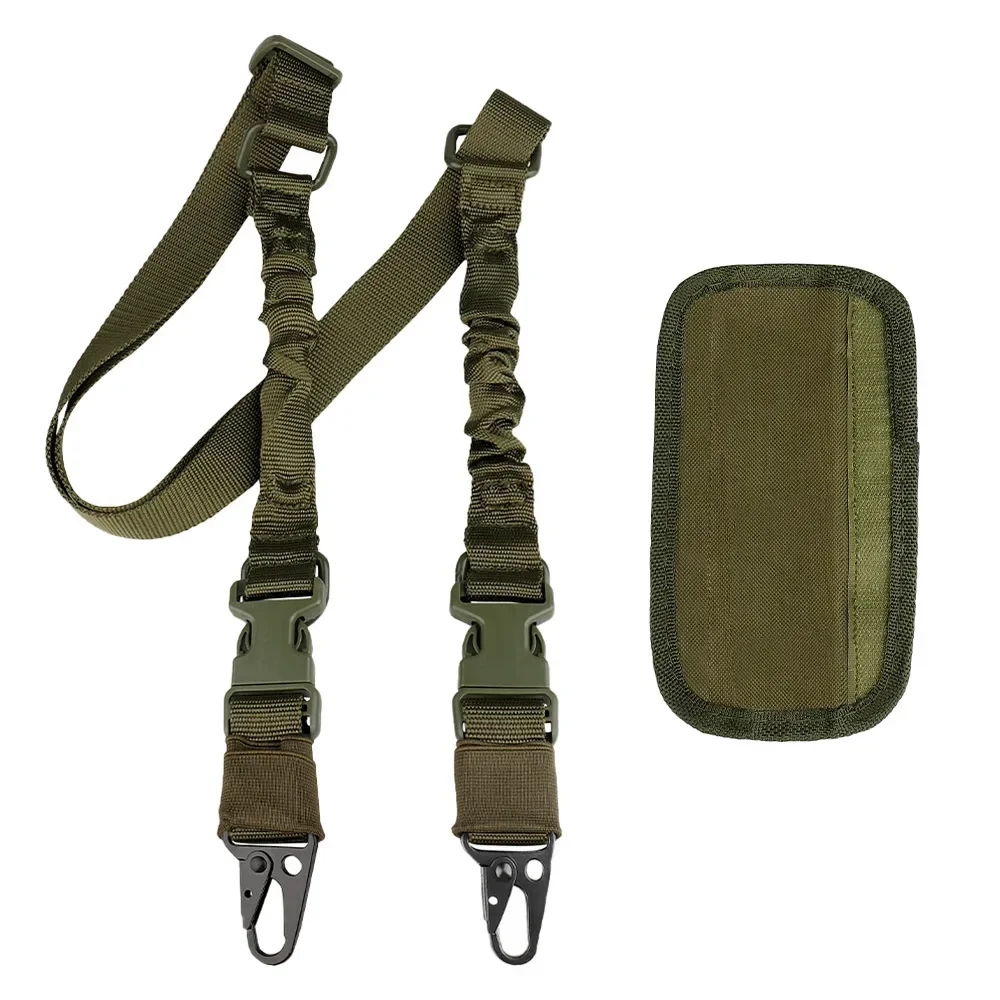 Eslinga para Rifle de 2 puntos, cuerda para pistola de juguete, correa de hombro ajustable, accesorios tácticos para exteriores, cinturón de flejado para pistola de juguete de dos puntos