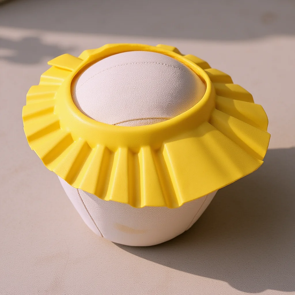 

Младенческая шапочка для душа от 3 месяцев до 6 лет Регулируемая шапочка для купания защищает глаза уши во время мытья волос Мягкая эластичная