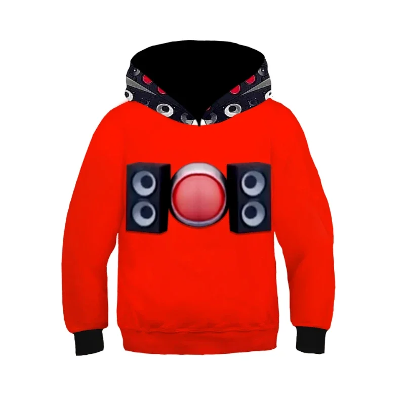 Sudadera con capucha de dibujos animados Skibidi para hombre, ropa de calle con cremallera para inodoro, Tops con altavoz Titan, abrigo elegante para niños