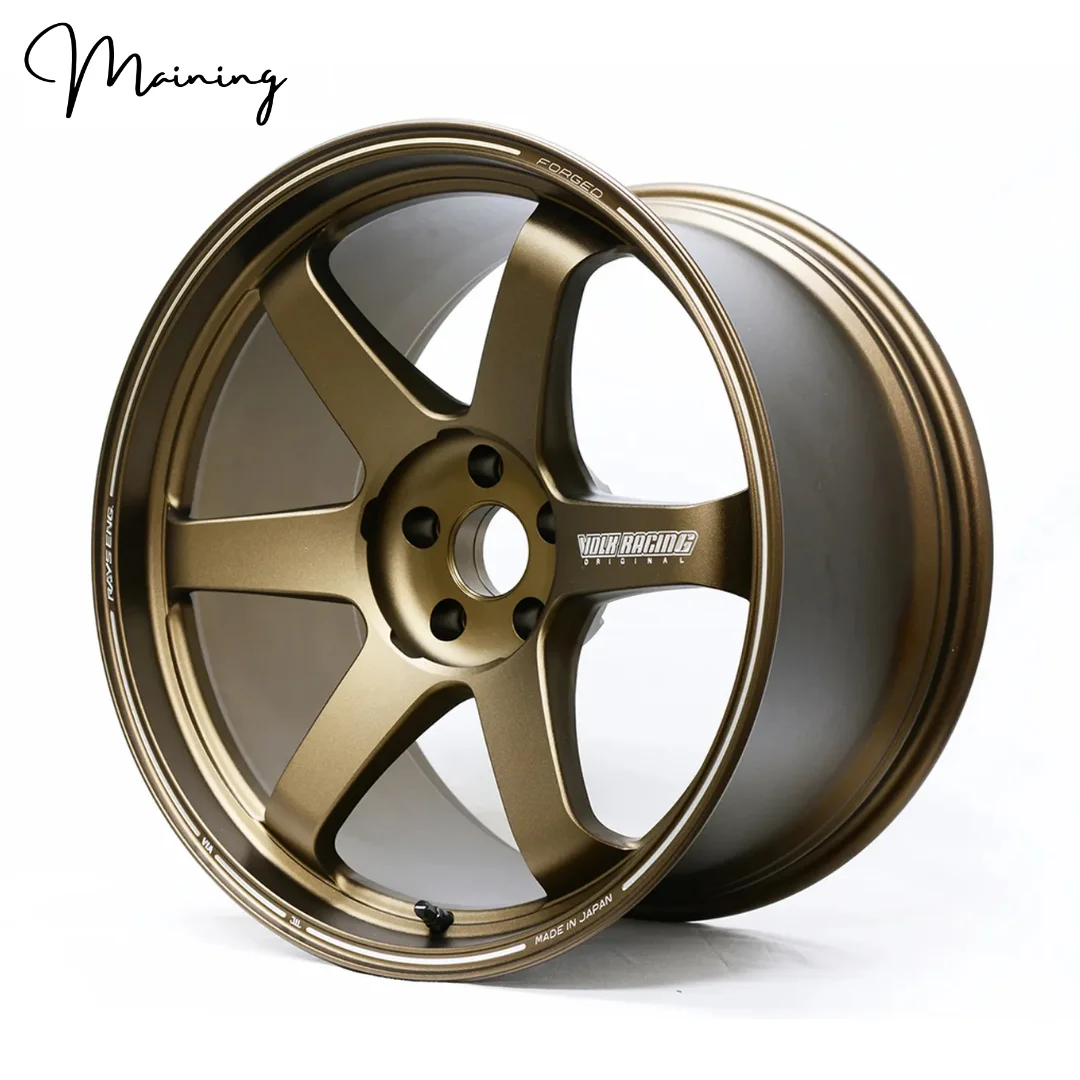 

5x100 5x112 5x114.3 17 18 19 20 Inch Forged Car Rims Bronze Forged Sport Rim TE37 Saga High Performance Track Wheels