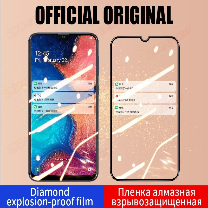 200D Anti-Burst Tempered Glass For Samsung galaxy A10 A20 A30 A40 A50 A60 A70 A80 A90 Screen Protector A20E A30S A50S glass Film