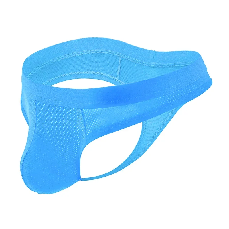 Sexy Men's T-Back Thongs Underwear Penis Jock Strap Man Thongs G-Strings Gay Men Mesh Breathable Underwear Shorts Men Jockstraps
