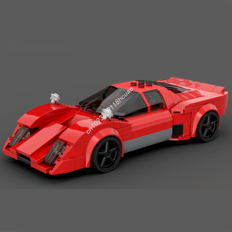 

335 шт. MOC McLarenss M6GT City Champion суперкар Строительные блоки Рождественский подарок Домашние развлечения DIY Идеально подходит для подарка Fami