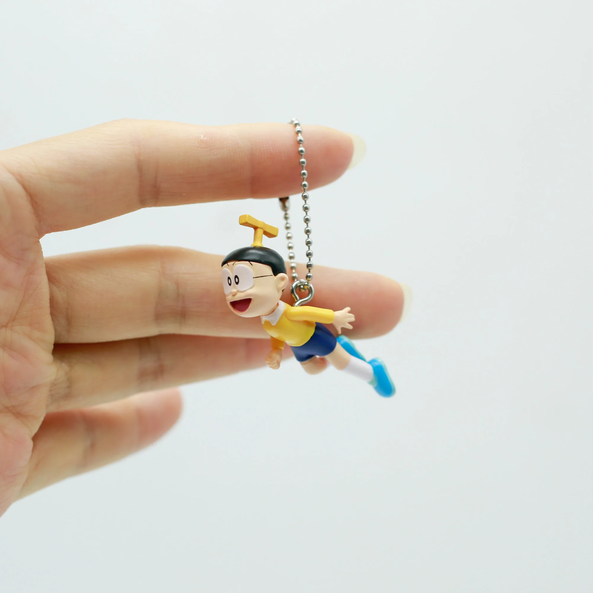 عبقور غاشابون لعبة الكبسولات حقيبة الظهر المعلقات نوبيتا نوبي صندوق أعمى شخصيات صغيرة تحصيل لعبة مجسمة ديكور مكتب