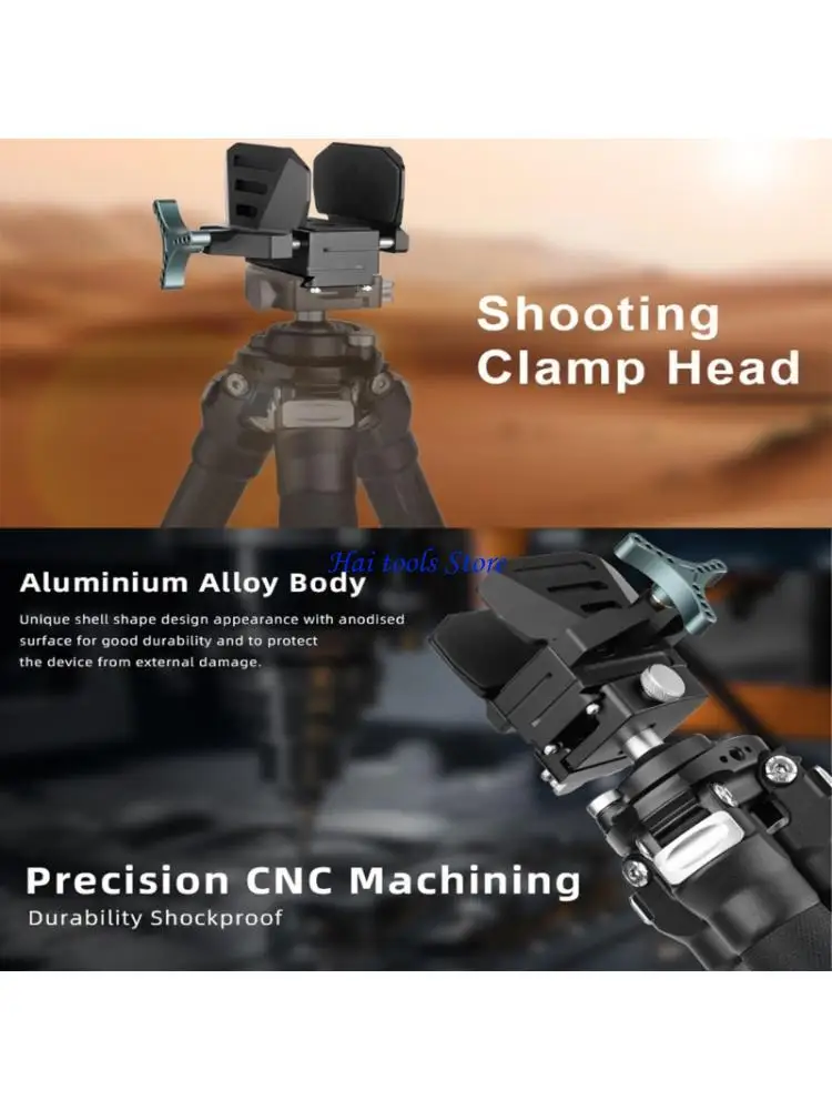 

X37E Strategic Bipod Shootings Stand Stabilizers Aluminum Alloy Construction Rapid Release Nonslip Base