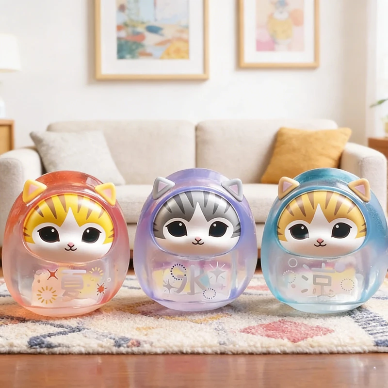 

В наличии: Mofusand Summer Transparent Damo Prayers For Fortune Unbreakable Weng Box Egg Blind Box – Модная коллекционная настольная фигурка