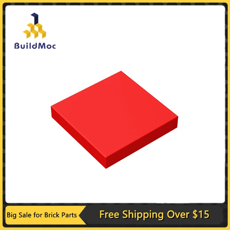 

10Pcs MOC Parts 3068 88409 Tile 2 x 2 with Groove Compatible Bricks DIY Building Blocks Particle Kids Puzzle Brain Toy Gift