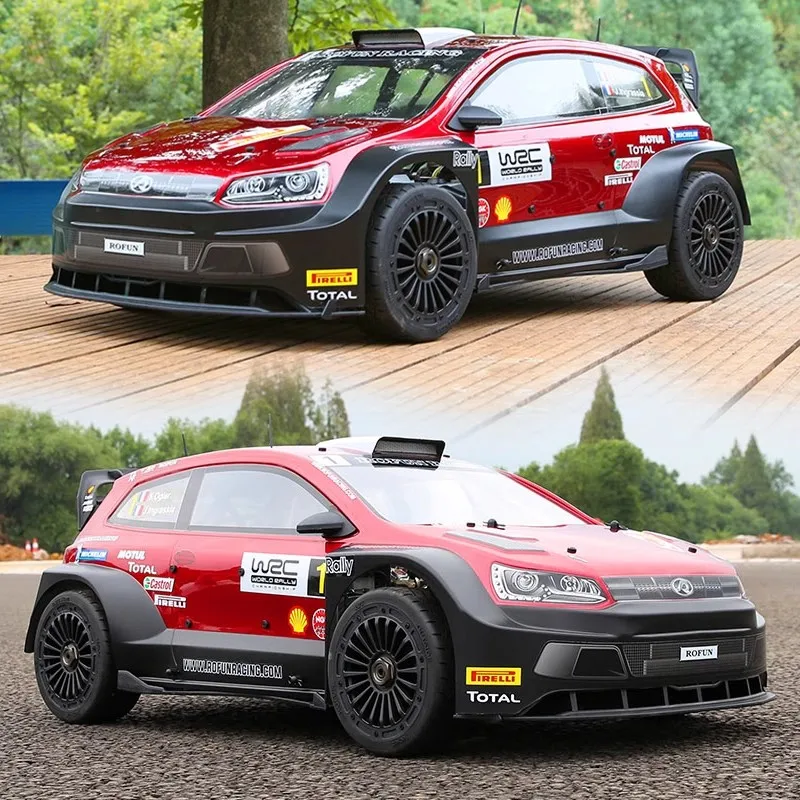 Rofun Erf5 1/5 Large Remote Control Electric Four-Wheel Drive High-Speed Rally Car Brushless Off-Road Vehicle Rc Model Car