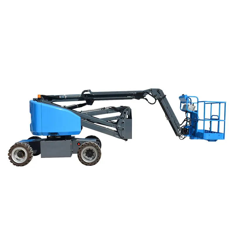 Hot Selling Automatic Walking Mobile Lifting Towing Articulated Self-propelled Crank Arm Lifting Platform Aerial Work Platform