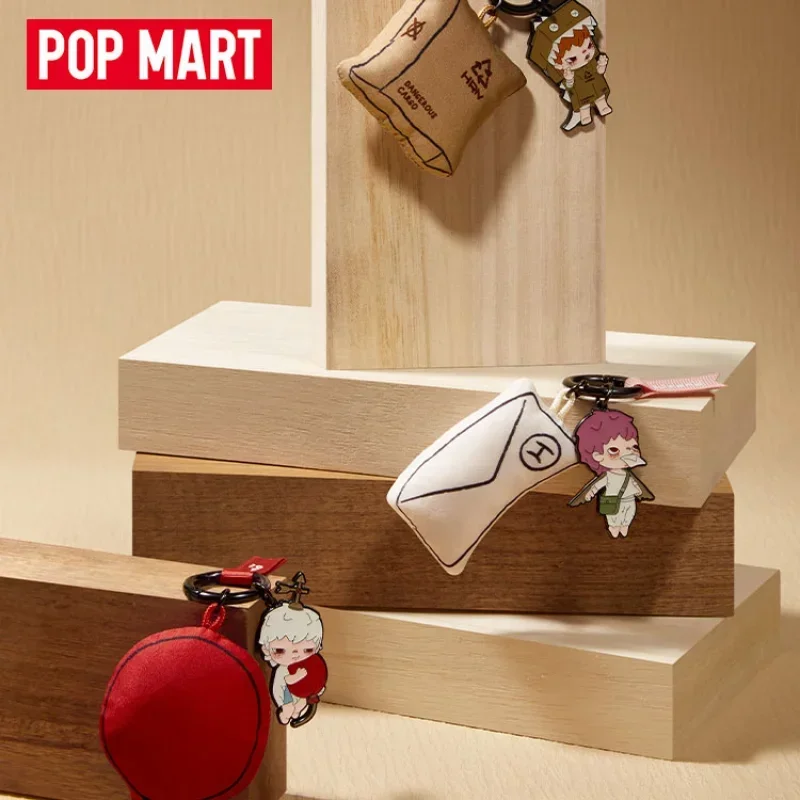 

POP MART Hirono Mime Series Подвеска Слепая Коробка Угадай Сумка Mystery Box Игрушки Кукла Аниме Фигурка Настольные Украшения Милый Подарок