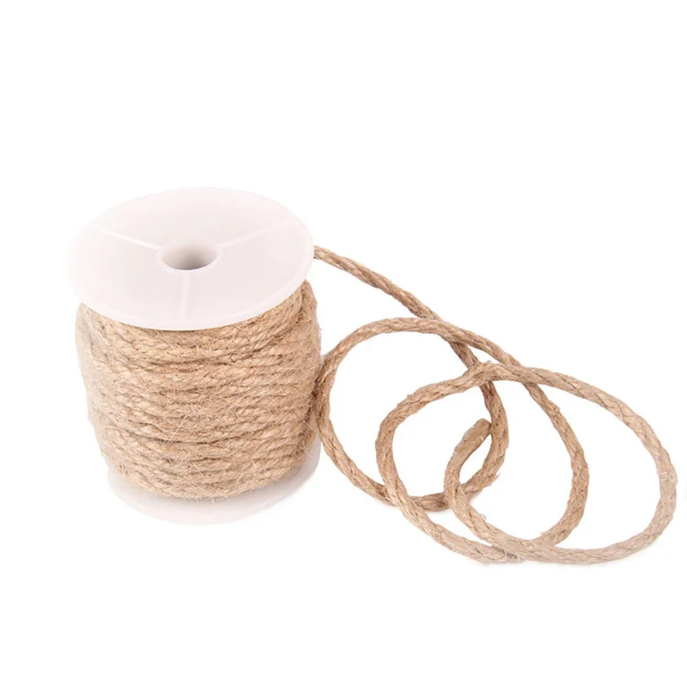 

1pc 10m Premium Natural Jute Rope Durable Soft Twine For Diy Crafts Gift Wrapping Party Decorations Gardening Projects