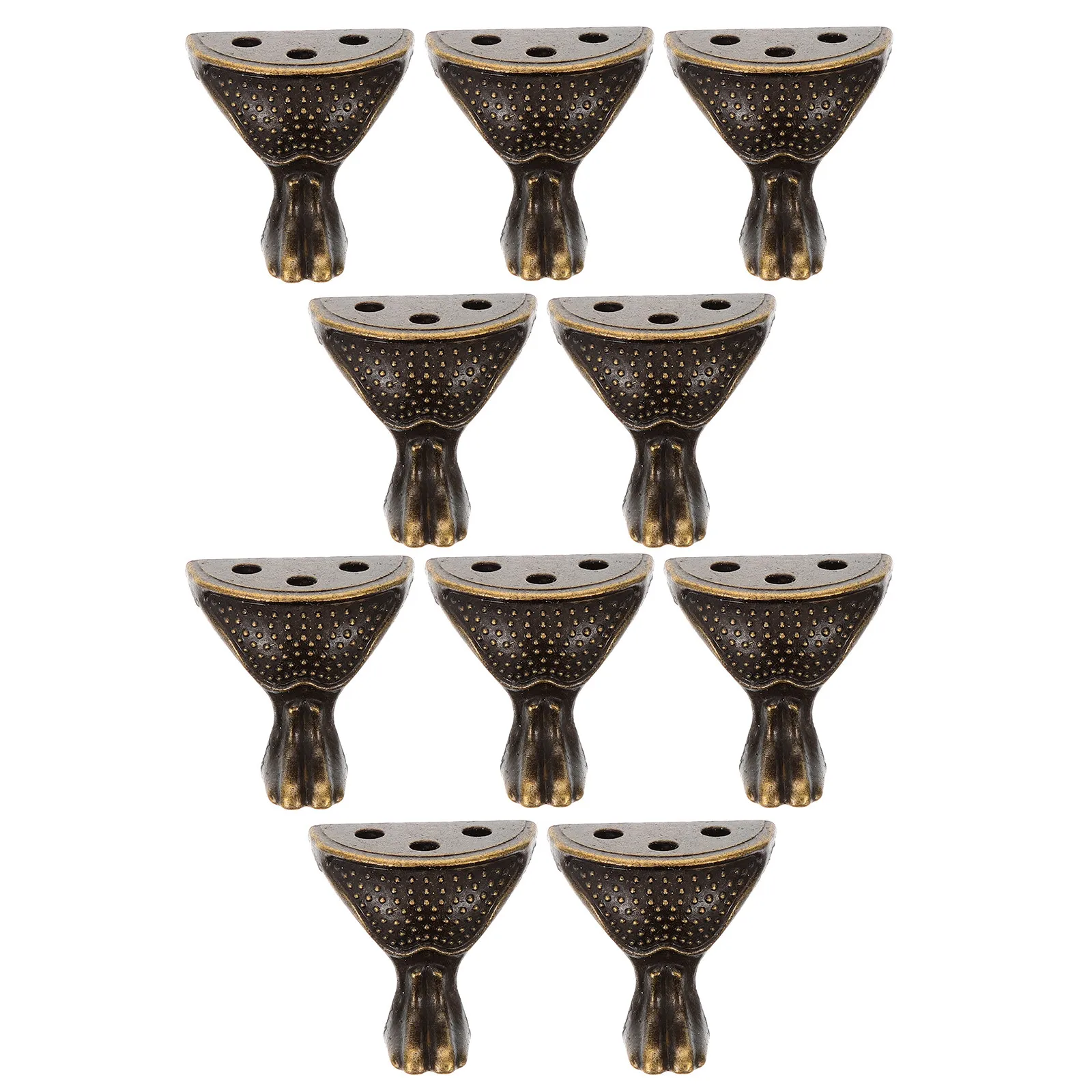 

10Pcs Furniture Leg Replacement Zinc Alloy Metal Extenders Sofa Dresser Chair Feet Metal Furniture Feet Zinc Alloy Table Legs