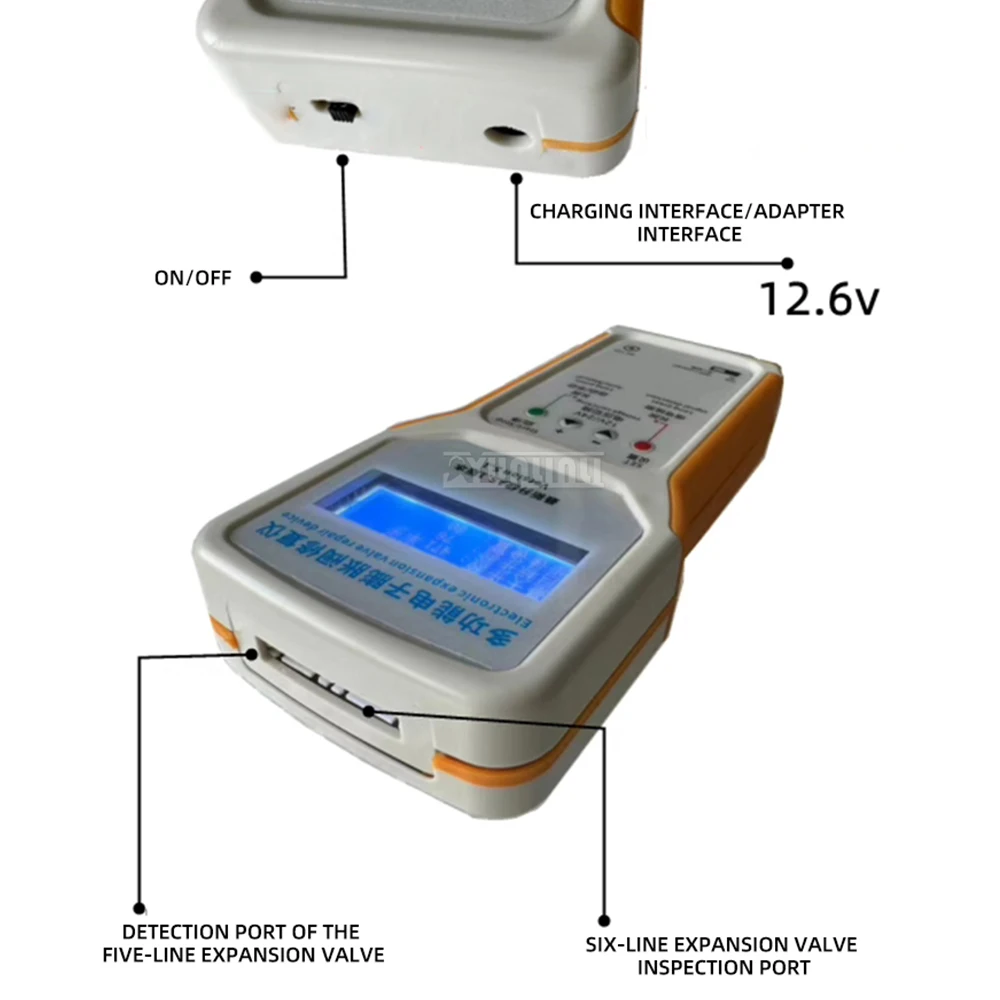 Electronic Expansion Valve Repair Tester Driver, Stuck Fix for Inverter AC Expansion Valve Fault Detection Repair Tool