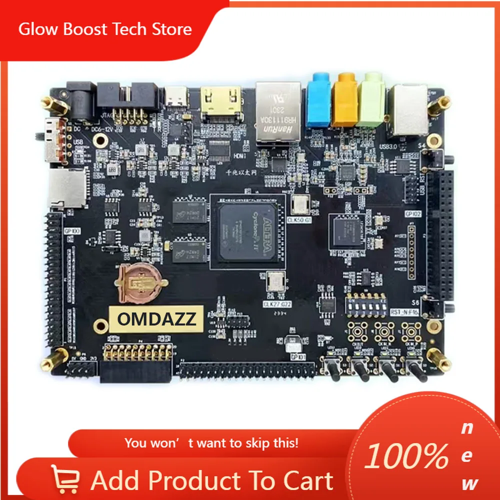 

NYAdvanced FPGA Development Board for Altera CycloneIV EP4CE30 Model, All-in-One DIY Kit with DDR2, USB 3.0, GbE, Audio