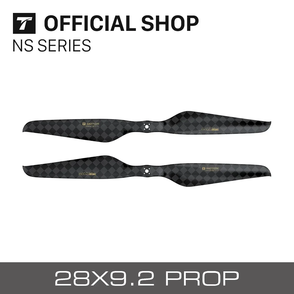 T-MOTOR NS28*9.2 2PCS-Pair Propellers Multirotor Generation Ultra Light Carbon Fiber NS Series  NS28x9.2 Prop Brades