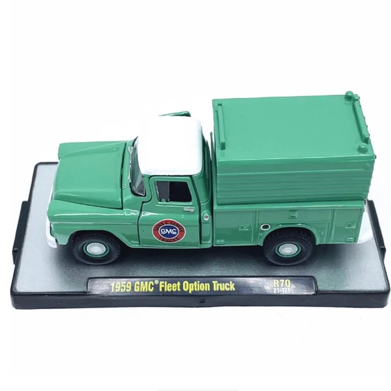 M2 GMC-Flotteoption im Maßstab 1:64, LKW 1959, Simulationslegierung, Automodell, Sammlung, Ausstellung, Dekoration, Spielzeug, Geschenke