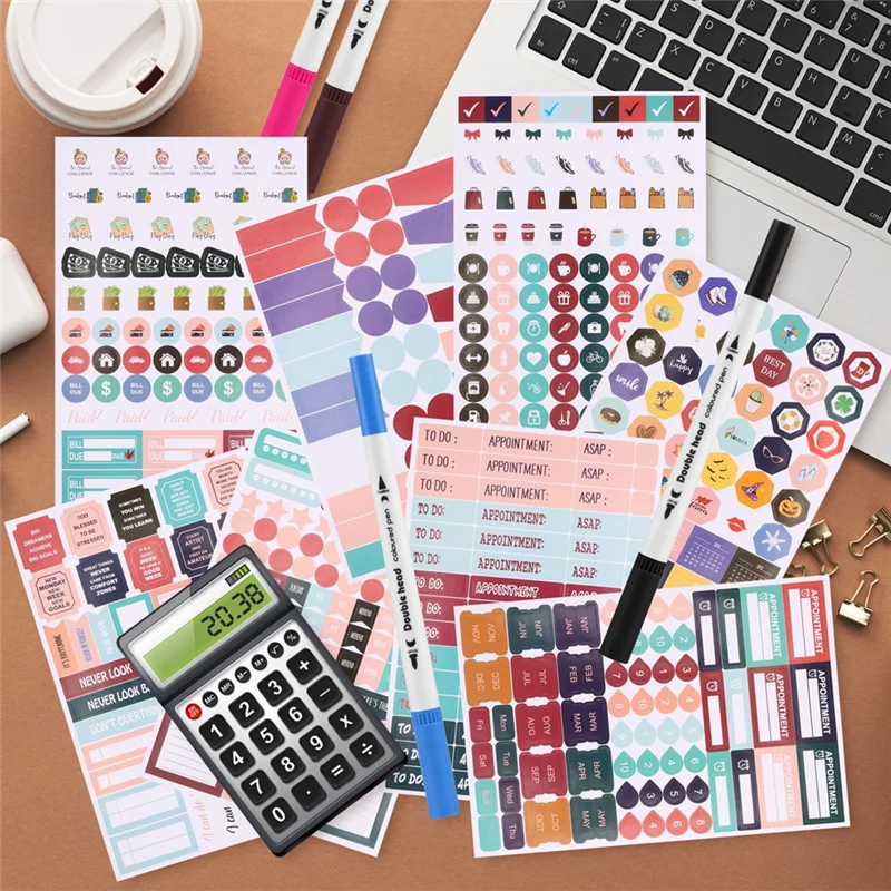 A34M-A5 Hardcover Dotted Journal Notebook With 184 Numbered Pages,Dotted Journaling Kit For Beginner
