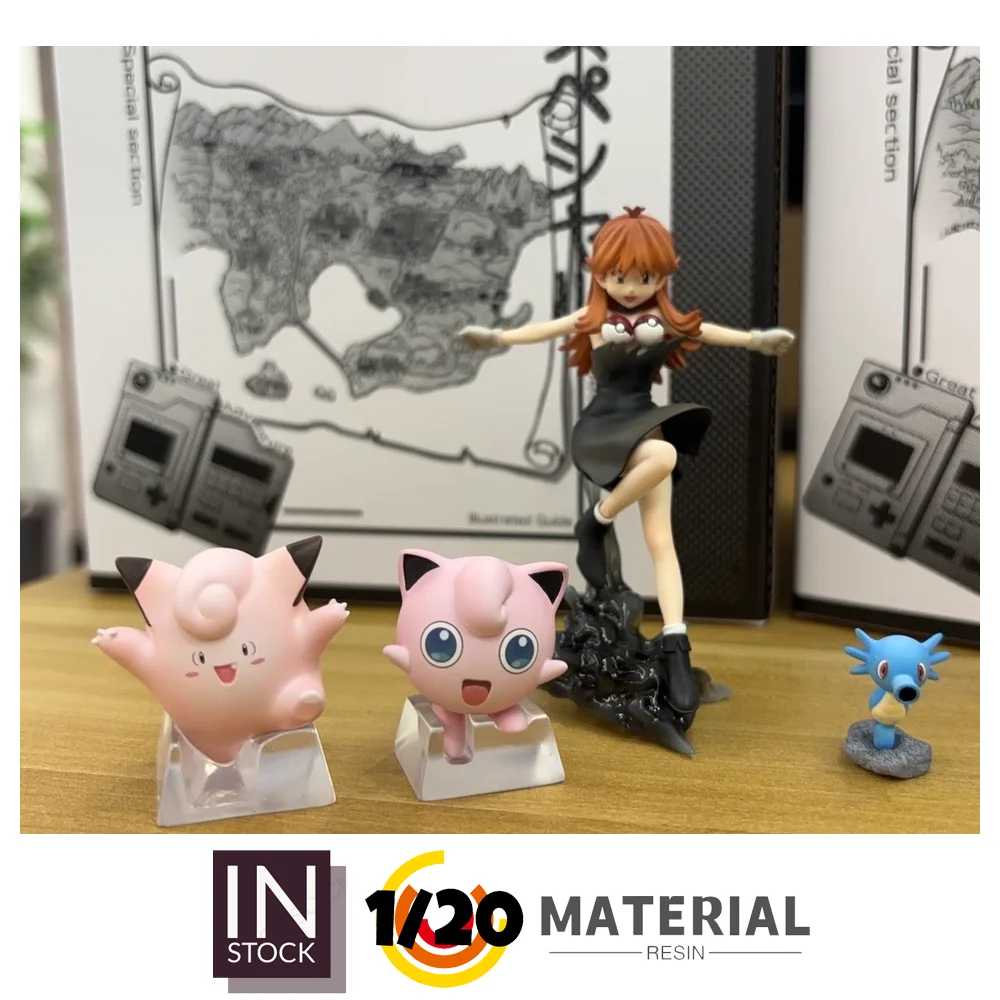 [IN STOCK]  1/20 Resin Figure [RED ART] - Blue & Clefairy & Jigglypuff & Horsea Set