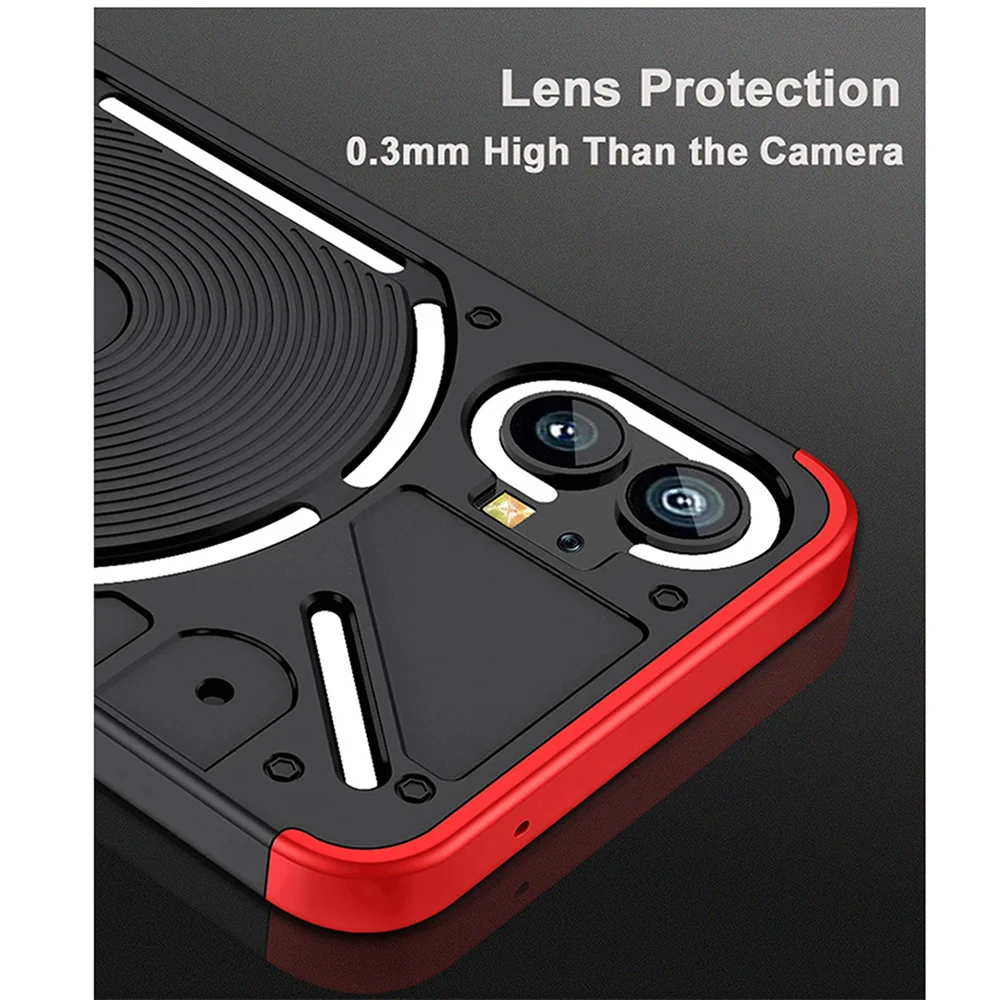 Capa de telefone criativa de pacote completo de material de PC personalizado adequada para nada-telefone