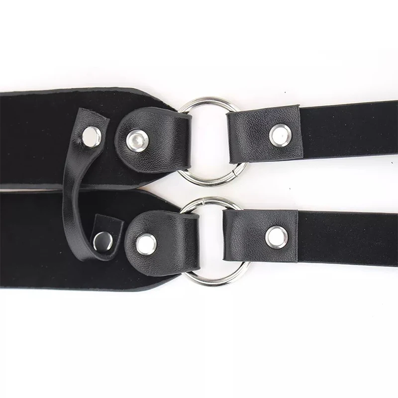 Adjustable Mask 1 PCS Women Sexy Mask Blindfold Cosplay PU Leather Masquerade Ball Fancy Masks Halloween Party Mask Accessories