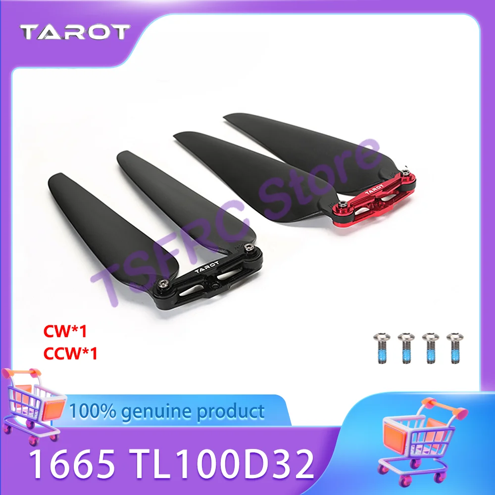 

Tarot 1665 TL100D32 Высокоэффективные складные пропеллеры 16-дюймовые реквизиты CW CCW для четырехосного, шестиосевого, многоосевого многороторного дрона