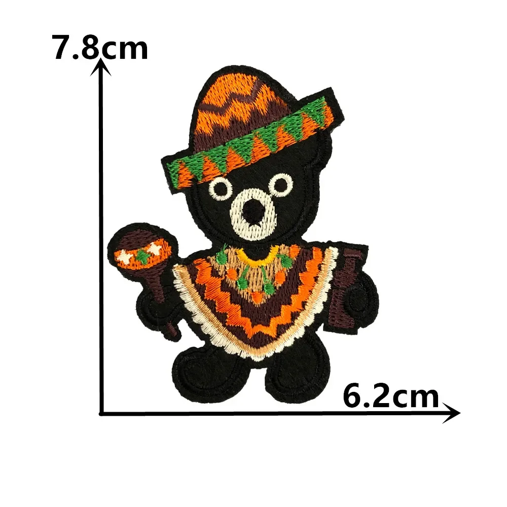 High quality iron patch Badge ironing Clothes Hot Stickers DIY Embroidery Children\'s Clothing Stripe Patch Sewing Accessories