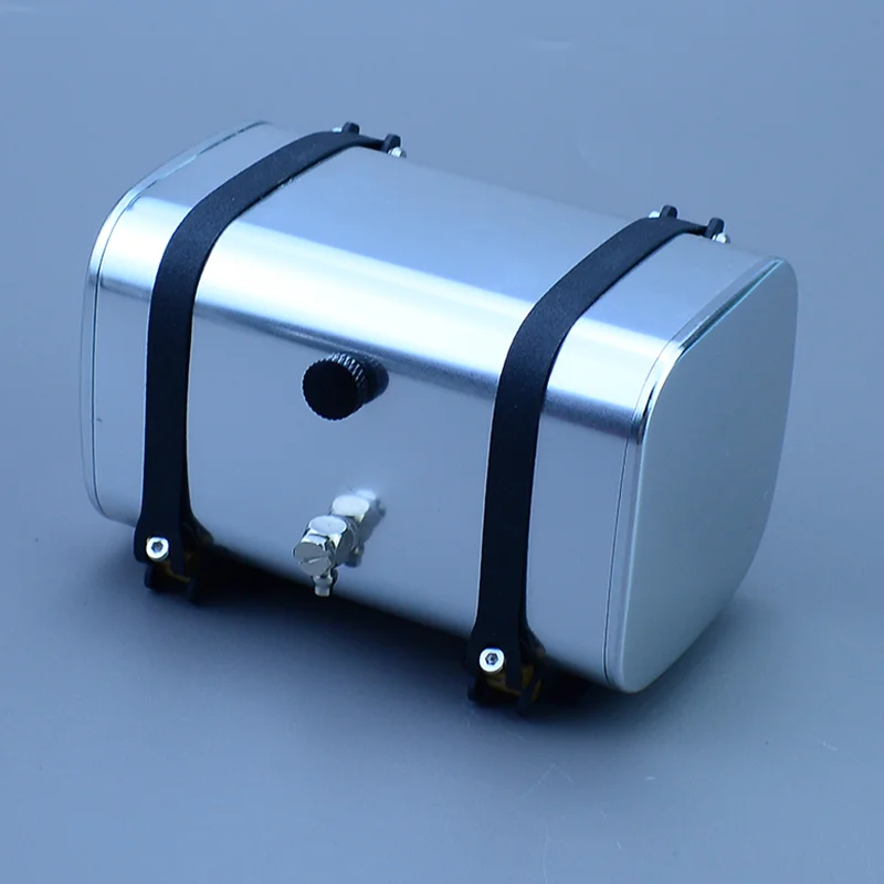 

1:14th Scale Metal Simulation Hydraulic Tank Fuel Tank for Tamiya RC Truck Tipper SCANIA 770S VOLVO FH16 ACTROS BENZ MAN TGX Car