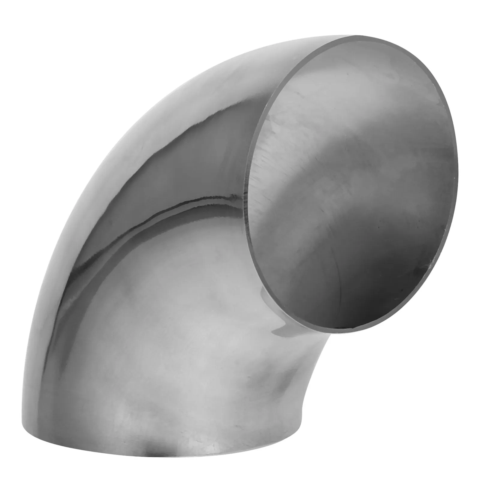 

Уголок сварной из нержавеющей стали 90 градусов, диаметр 63 мм, толщина 1,5 мм, длина 150 мм, для соединителей поручней лестниц, круглых труб