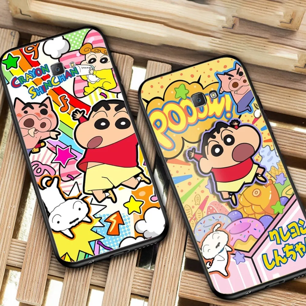 C-Crayon S-Shin Chan Cute Fashion Phone Case For Samsung J 7 Plus 7core J7 Neo J6 Plus Prime J6 J4 J5 Mobile Cover