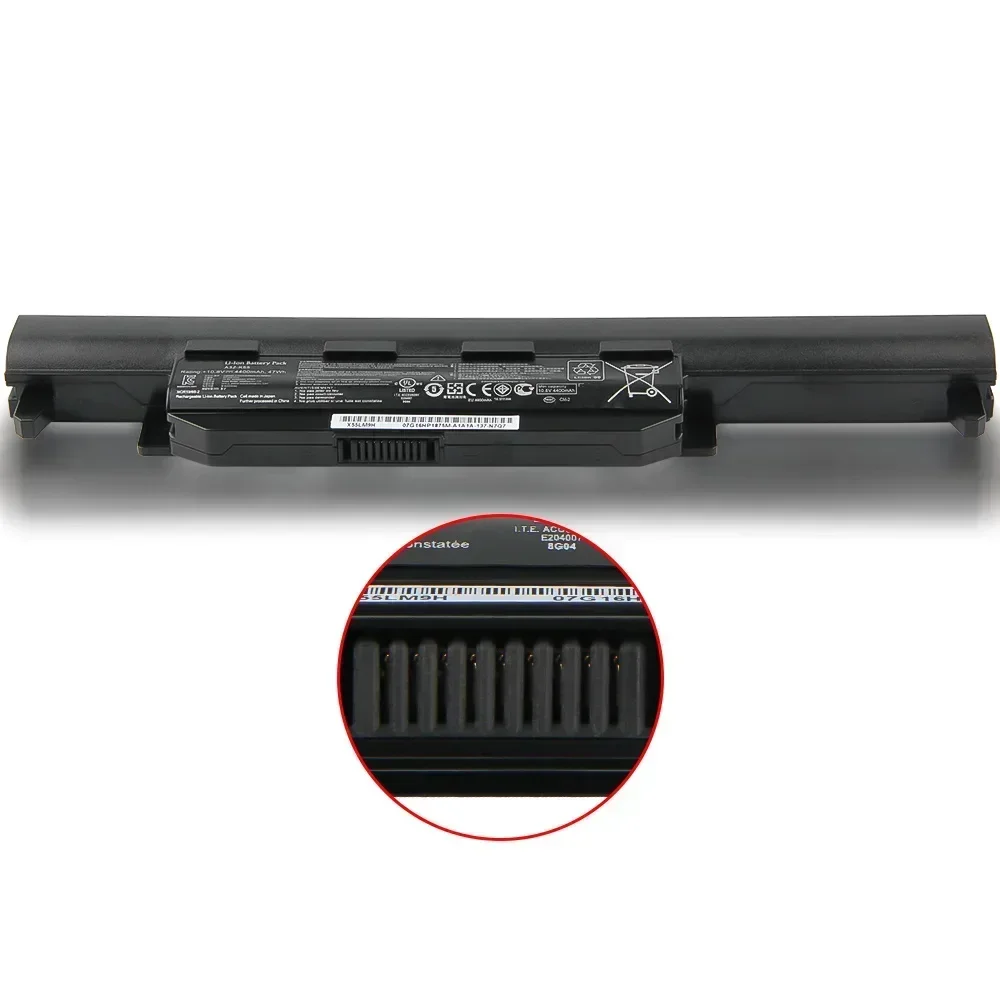 Replacement Battery A41-K55 A33-K55 A32-K55 For Asus X45VD X55VD K55A K45V X85V A45V A85V P45V P55V A55VD X75Ak X75VD K95VM