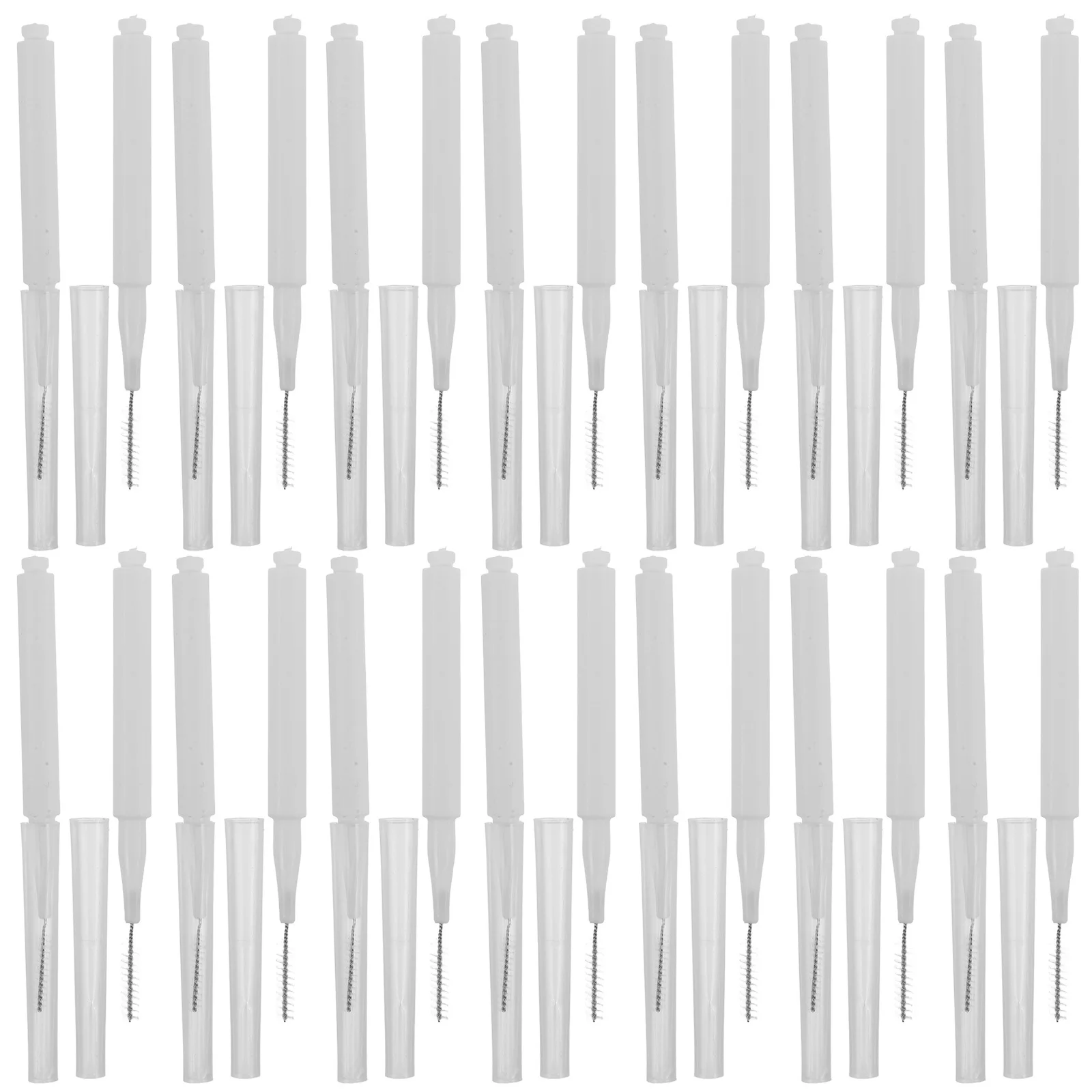 30 قطعة فرشاة بين الأسنان لأقواس الفجوات المحمولة فرشاة الأسنان الصغيرة أدوات تنظيف الفم فرشاة أسنان مريحة للسفر #6