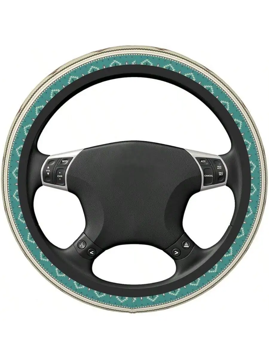 Western Style Steering Wheel Cover Universal 15 Inch Car SUV Sedan Truck Accessory view 6