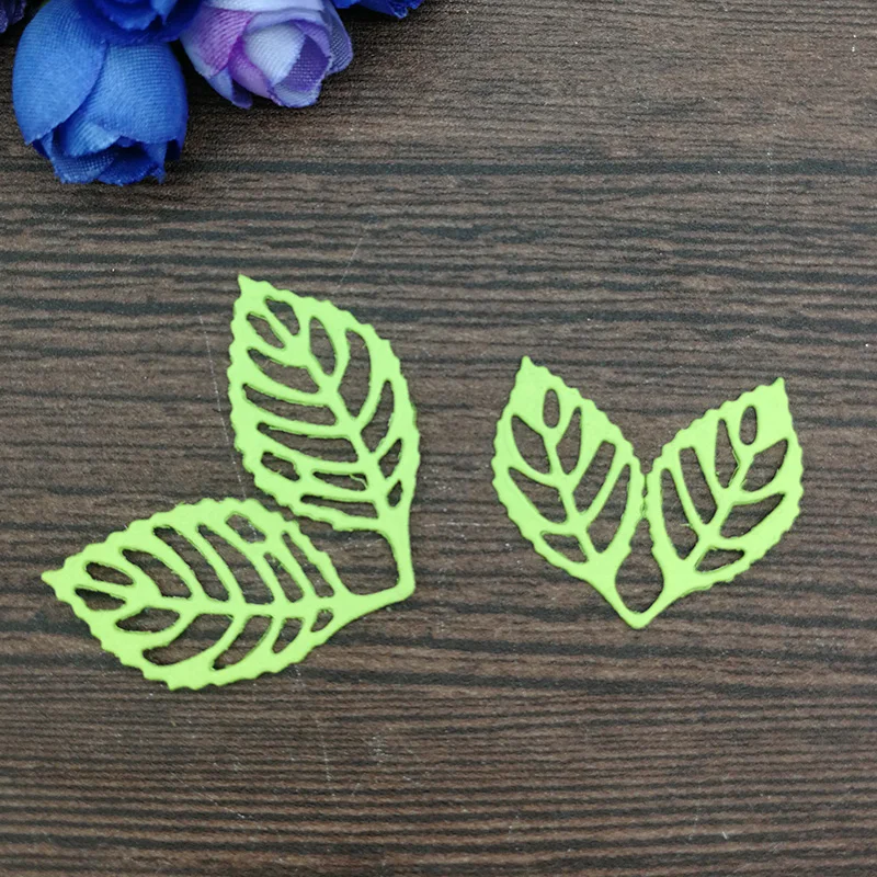 2pcs leaf decoration Metal Cutting Dies Stencil Scrapbooking Photo Album Card Paper Embossing Craft DIY