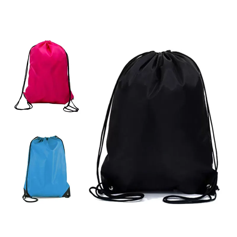 Mochila Ligera con Cordón Ajustable, Bolsa de Cierre Ajustable, Ideal para Gimnasio, Playa, Viajes, Escuela, Deportes y Actividades Diarias