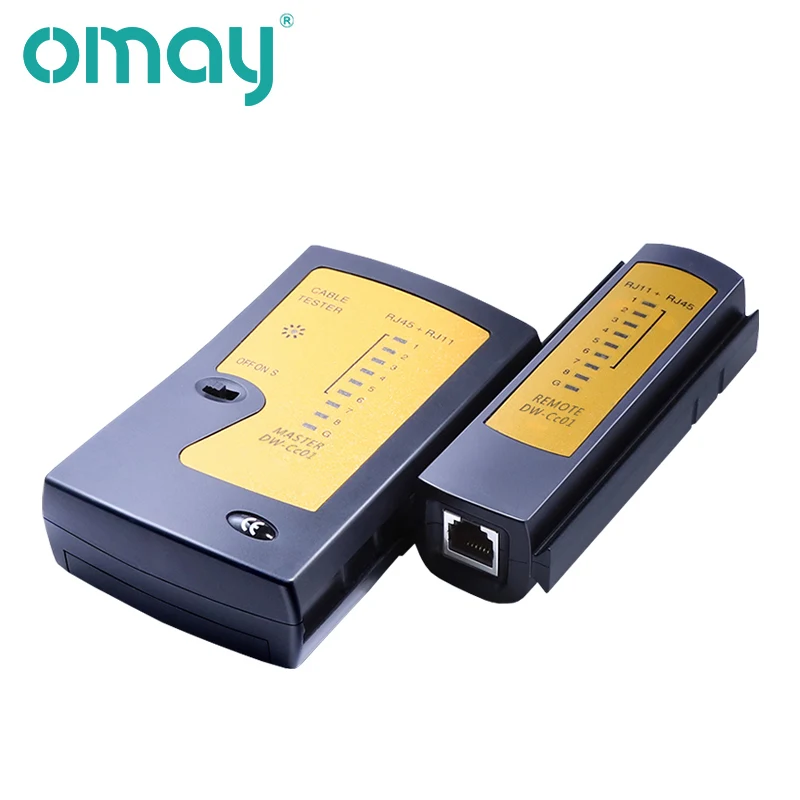 Professional Network Cable Tester RJ45 RJ11 RJ12 CAT5 UTP LAN Networking Tool Handheld Wire Telephone Line Detector