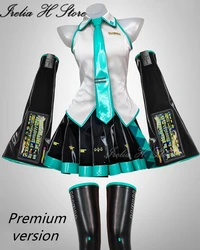 Irelia H Store Custom size mi&ku Cosplay Costume mi&ku Formula uniform blouse skirt Game Halloween