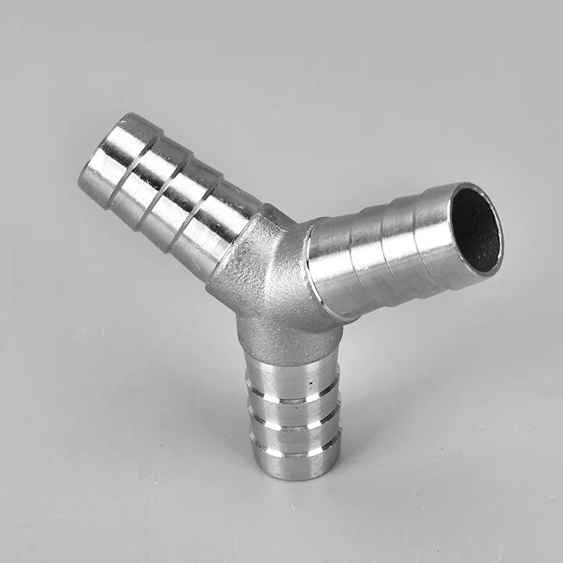 Conector de tubo de acero inoxidable 304 de tres vías, 6mm, 8mm, 10mm, 12mm, 13mm, 14mm, 15mm, 16mm, 19mm, 20mm
