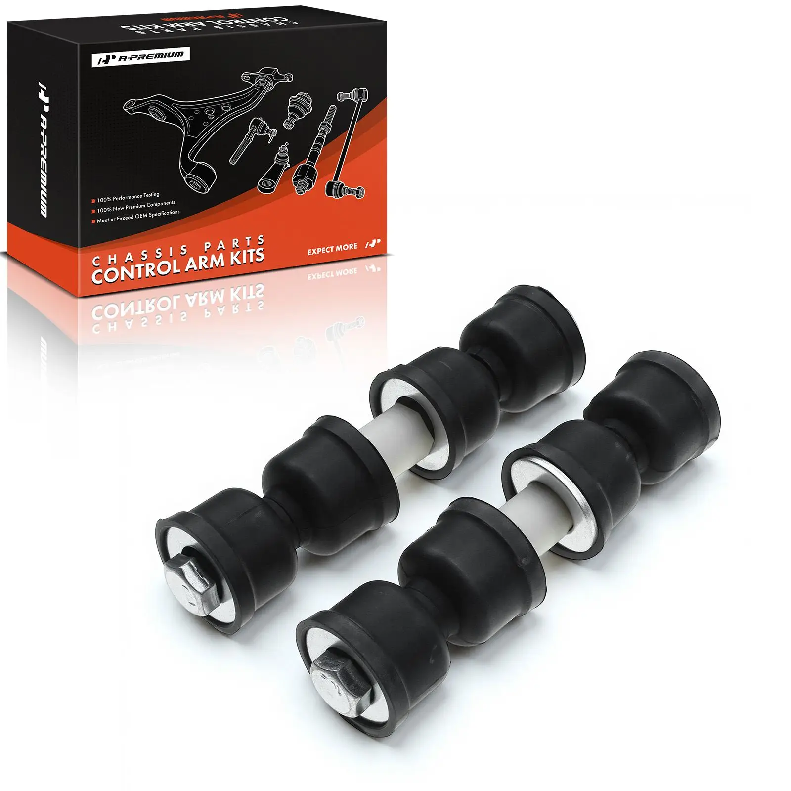 A-Premium 2x Front Left & Right Stabilizer Bar End Link for Chevrolet Impala 2000-2013 Buick LaCrosse 2005-2009 Regal Kia Sedona
