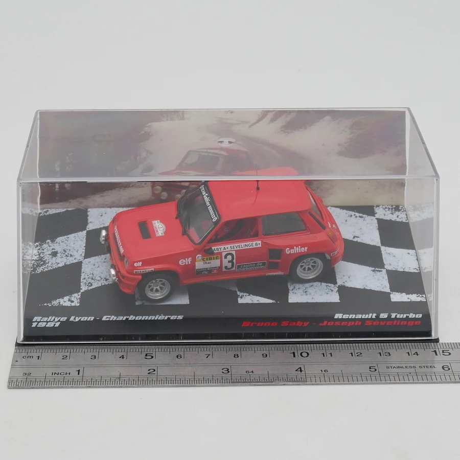 

Diecast Ixo 1:43 Scale Renault 5 Turbo WRC 1981 Renault Rally Car Alloy Car Model Collectible Toy Gift Souvenir Display Ornament