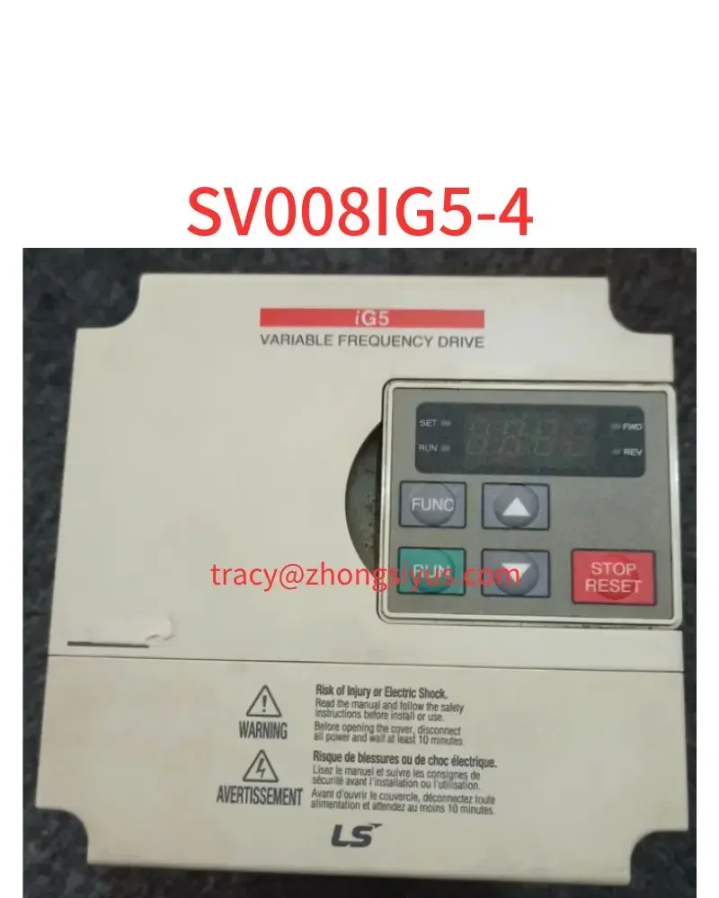 

Used frequency converter 0.75 kw SV008IG5-4, function package