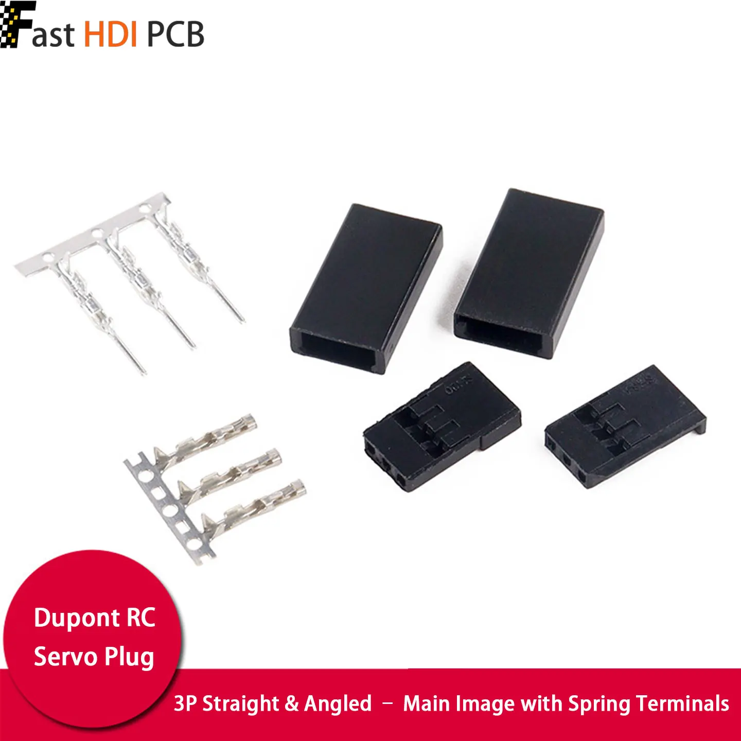 Dupont Connector Housing 2.54mm Pitch Anti-Reverse Male Female Crimp Terminal for RC Servo Flight Controller Arduino