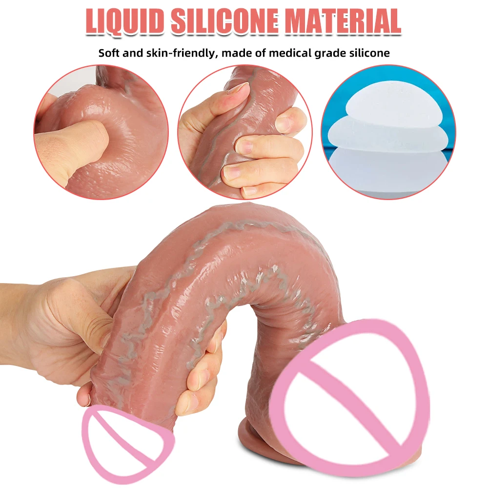 لينة واقعية دسار ضخمة القضيب اختراق الشرج الجنس لعب للنساء الاستمناء لينة ديك قضبان اصطناعية مثير الكبار لعبة الجنس مثلي الجنس #4