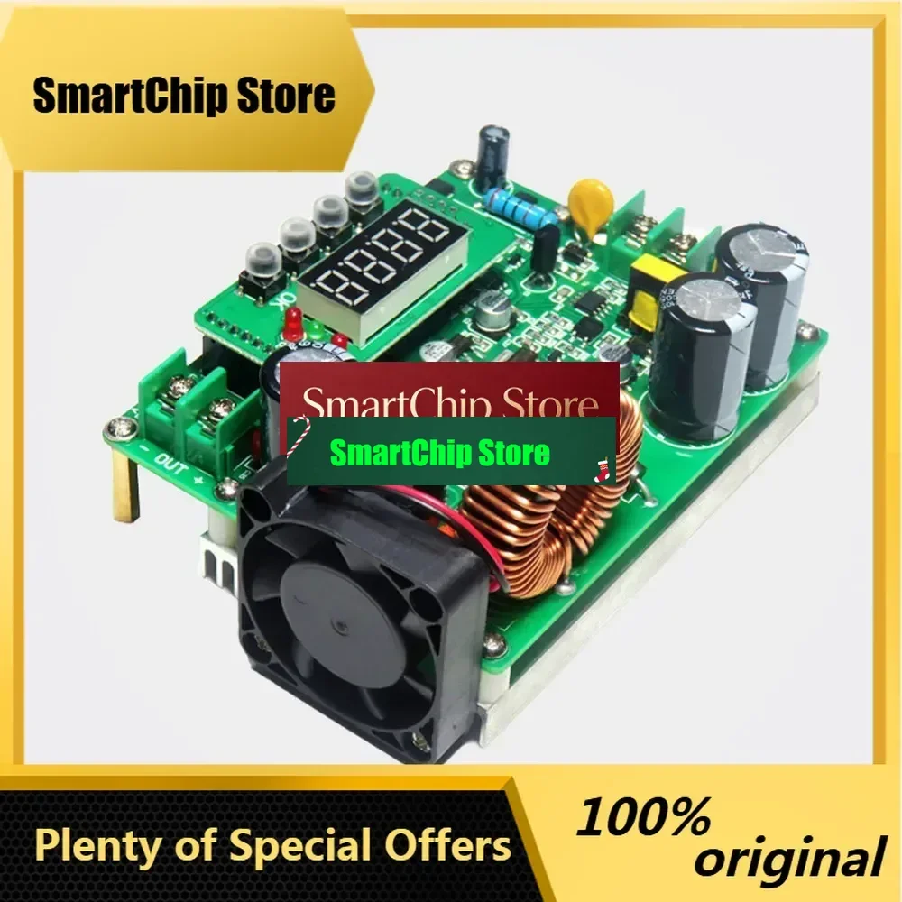 SmCpDKP6012 Adjustable Step-Down Module Digital Display DC-DC Large Power Board Modules Lithium Charger Regulator Lithium Charge